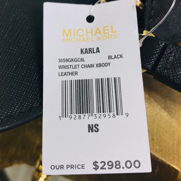 Michael Kors Karla Wristlet Chain Crossbody Bag - Picture 8 of 8